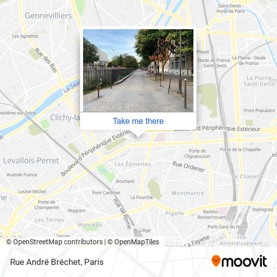 Rue André Bréchet map