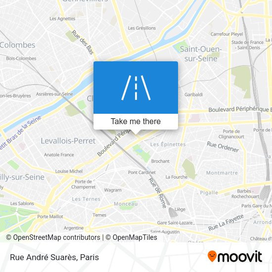 Rue André Suarès map