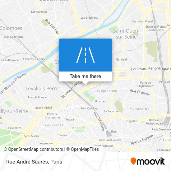 Rue André Suarès map