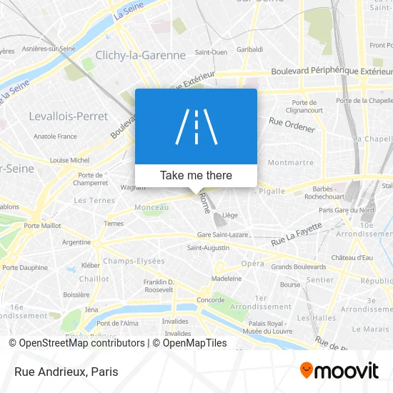Rue Andrieux map