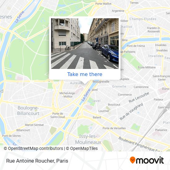 Mapa Rue Antoine Roucher