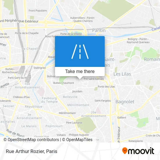 Rue Arthur Rozier map