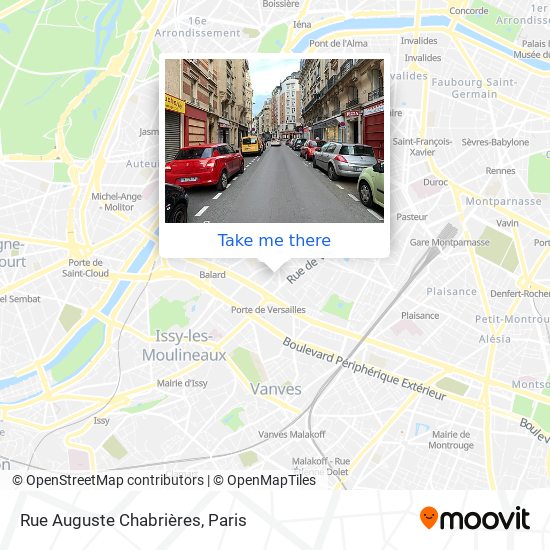 Rue Auguste Chabrières map