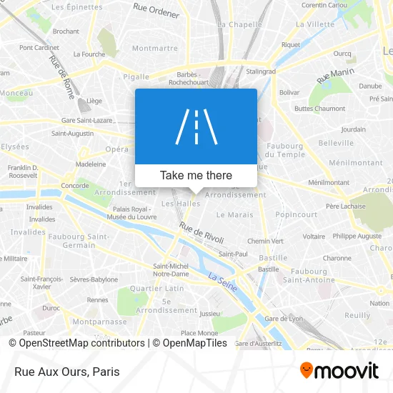 Rue Aux Ours map