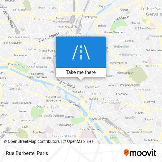 Rue Barbette map