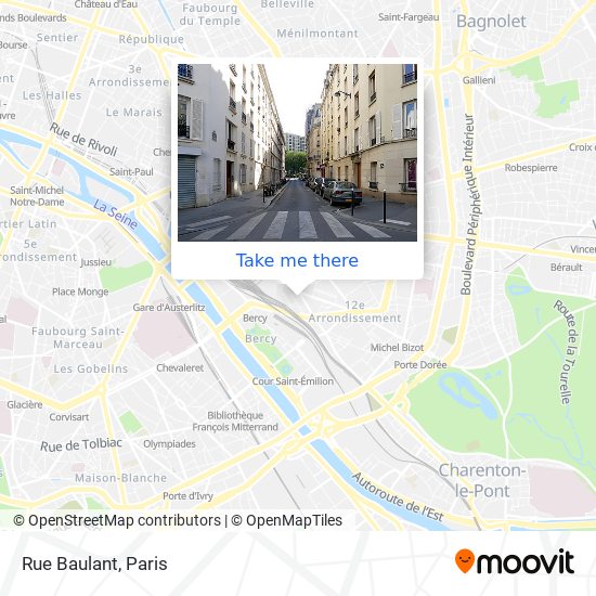 Rue Baulant map