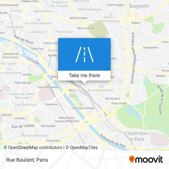 Rue Baulant map