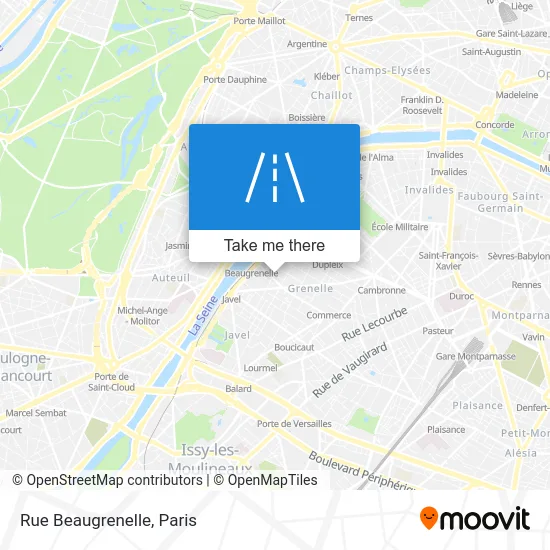 Rue Beaugrenelle map