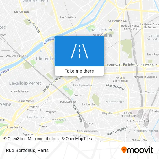Rue Berzélius map