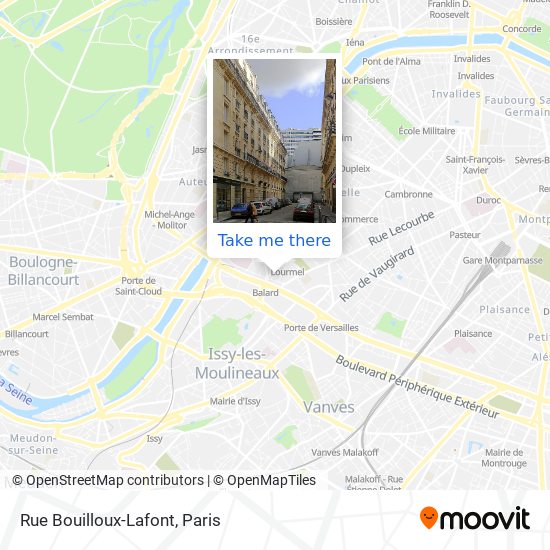 Mapa Rue Bouilloux-Lafont