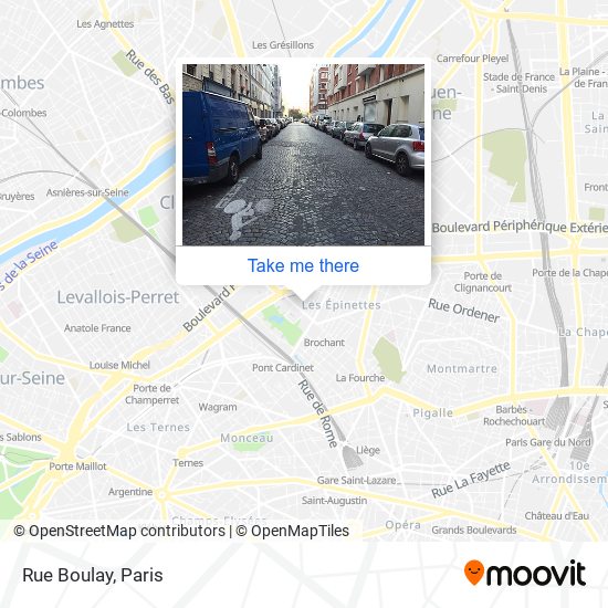 Rue Boulay map
