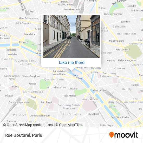 Rue Boutarel map