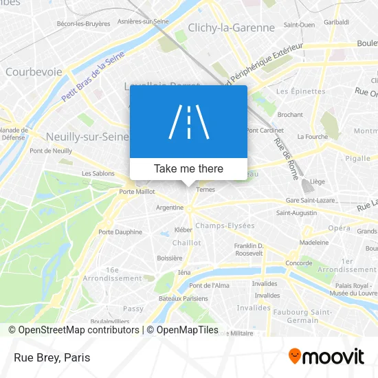Rue Brey map