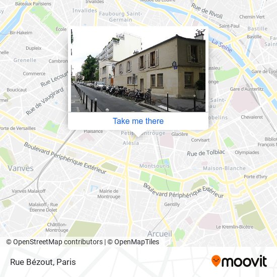 Rue Bézout map