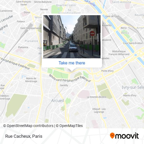 Rue Cacheux map