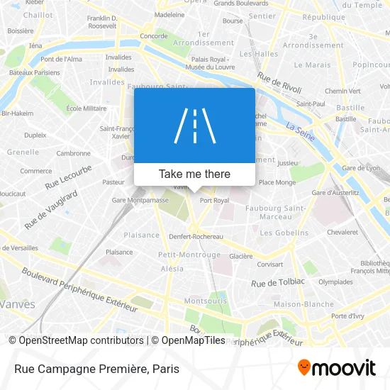 Rue Campagne Première map