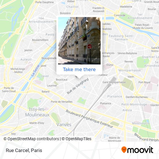 Rue Carcel map