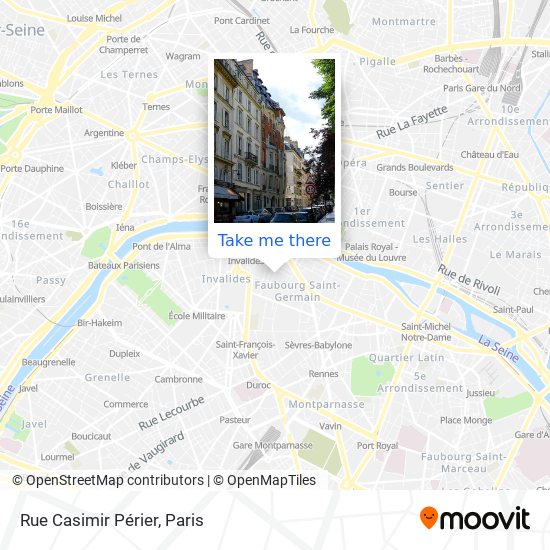 Rue Casimir Périer map