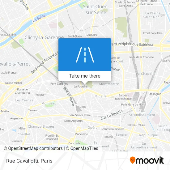 Rue Cavallotti map