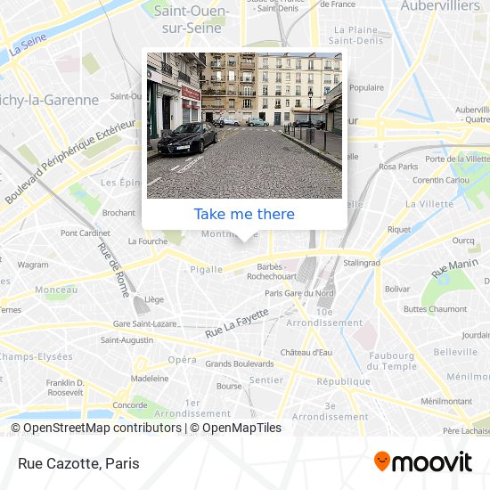 Mapa Rue Cazotte