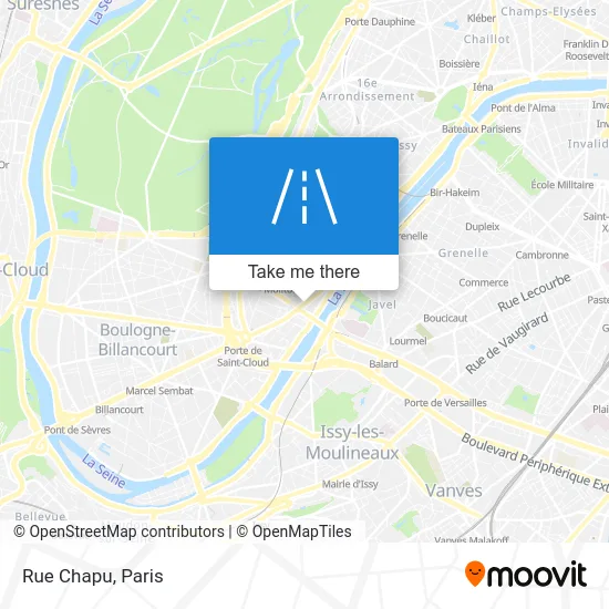 Rue Chapu map