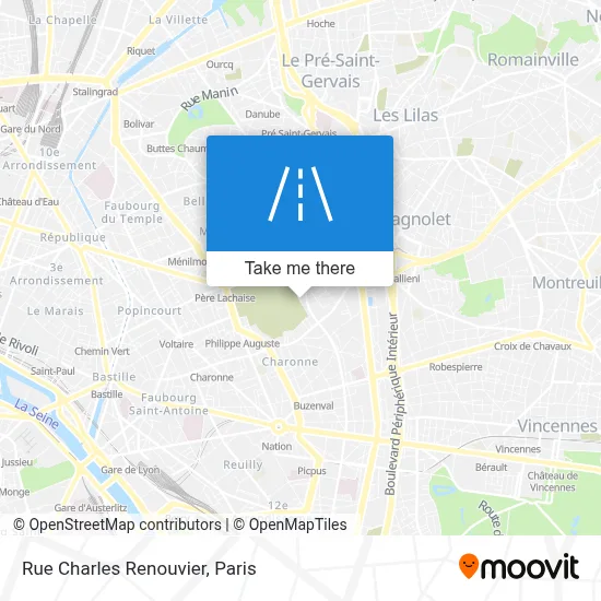 Rue Charles Renouvier map