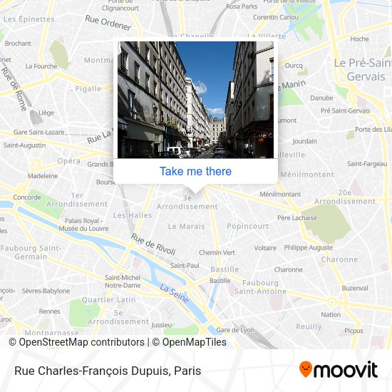 Rue Charles-François Dupuis map