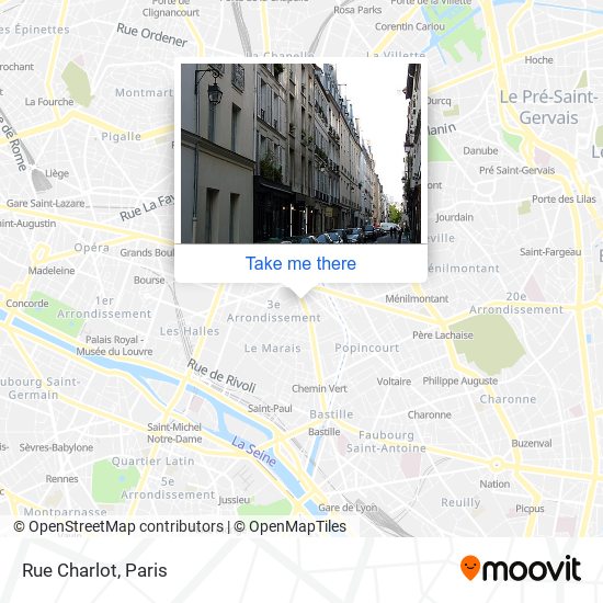 Rue Charlot map