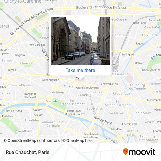 Rue Chauchat map