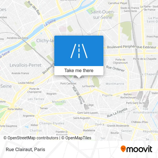 Rue Clairaut map