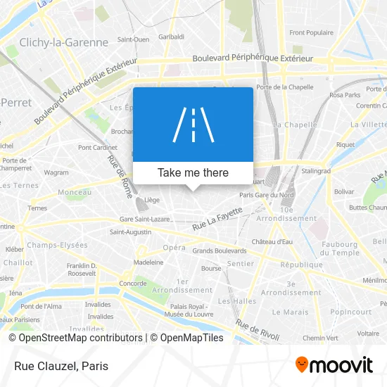 Rue Clauzel map