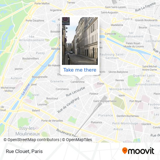 Rue Clouet map