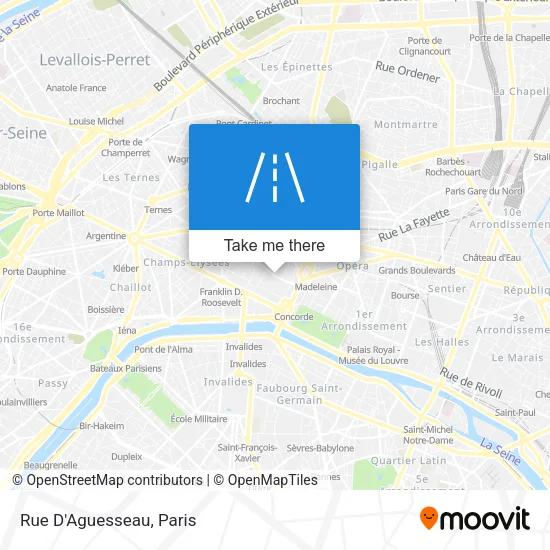 Rue D'Aguesseau map