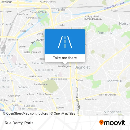 Rue Darcy map