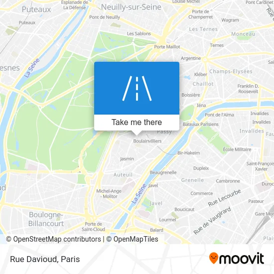 Rue Davioud map