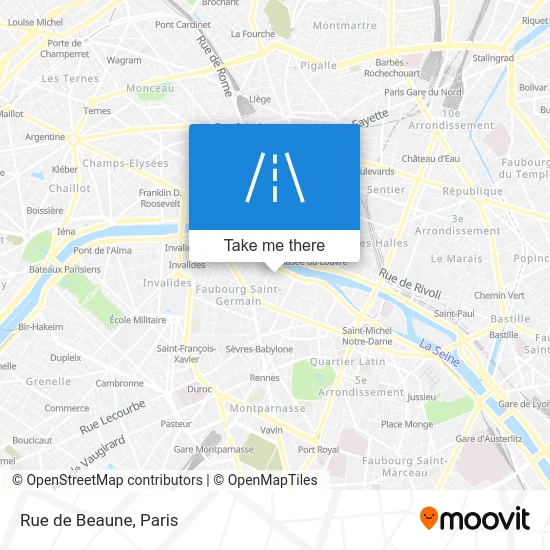Rue de Beaune map