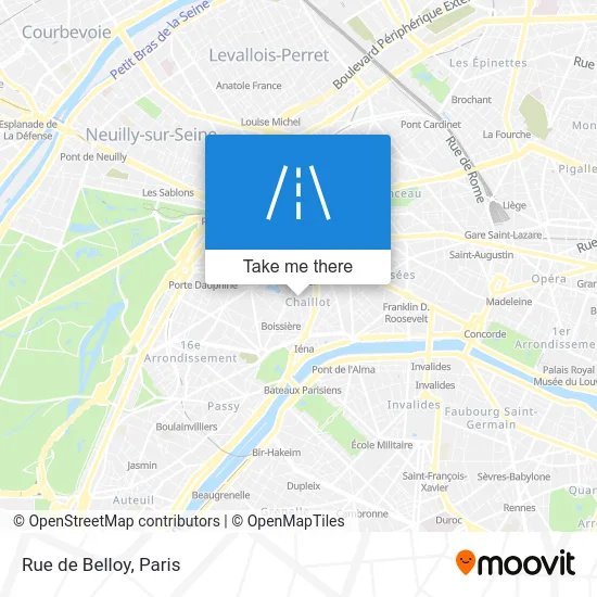 Rue de Belloy map