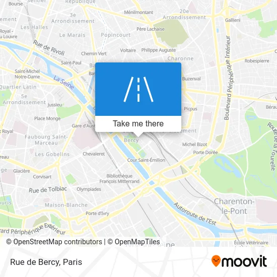 Rue de Bercy map