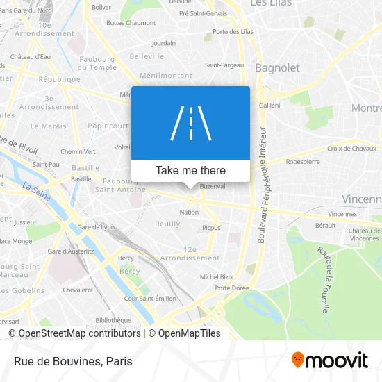 Rue de Bouvines map