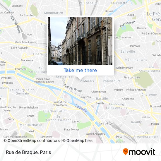 Rue de Braque map