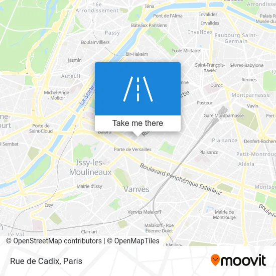 Rue de Cadix map