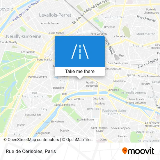 Rue de Cerisoles map
