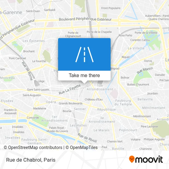 Rue de Chabrol map