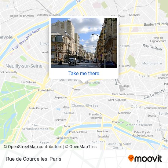 Rue de Courcelles map