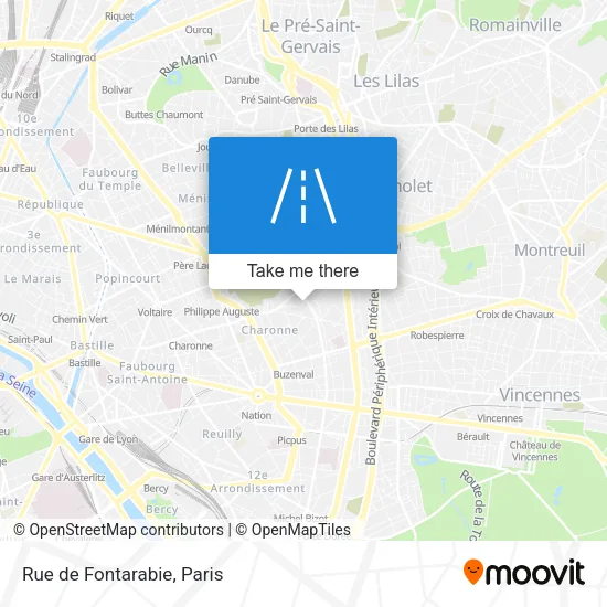 Rue de Fontarabie map