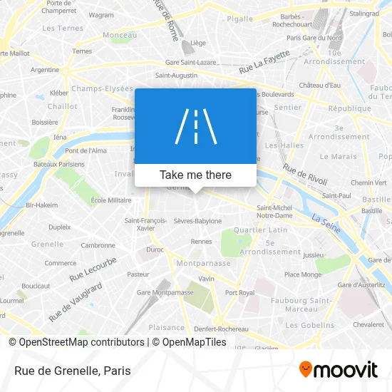 Rue de Grenelle map