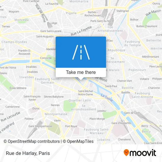 Rue de Harlay map