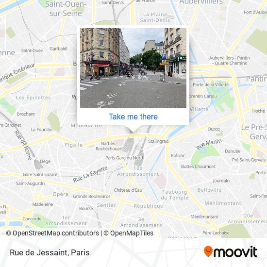 Rue de Jessaint map