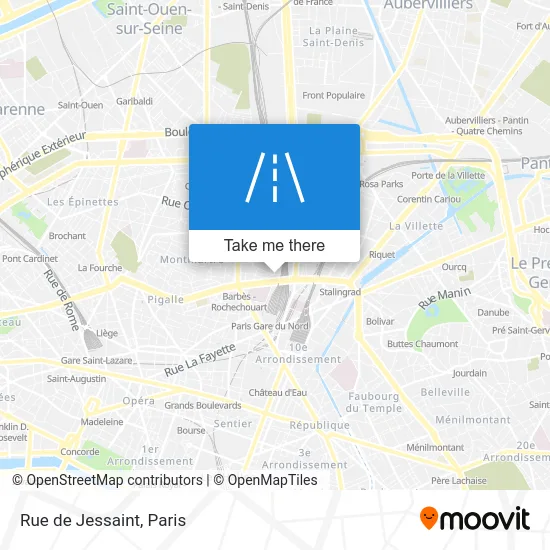 Rue de Jessaint map