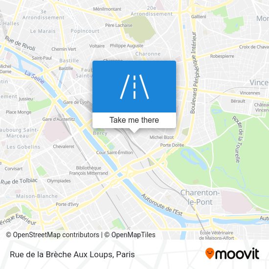 Rue de la Brèche Aux Loups map
